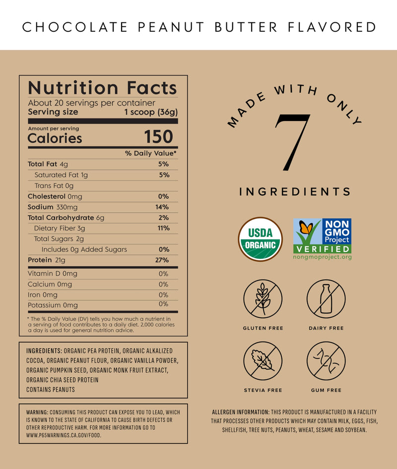 Truvani Vegan Pea Protein Powder | Vanilla | 20g Organic Plant Based Protein | 18 Servings | Keto | Gluten & Dairy Free | Low Carb | No Added Sugar