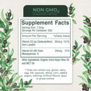 Vitamin D3 with K2 Liquid Drops, All Natural, Non-GMO, 1208iu D3 and 25mcg K2 (mk7) per Serving, Support Your Bones, Immune System and Energy Levels, with or Without Peppermint Oil