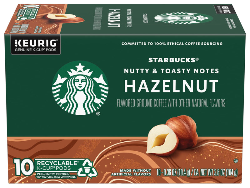 Starbucks K-Cup Coffee Pods—Caramel Flavored Coffee—100% Arabica—1 box (40 pods)