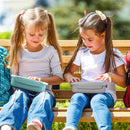 Bento Box Adult Lunch Box, Lunch Containers for Kids Girls Boys with 4 Compartments, Lunchable Food Container with Utensils, Sauce Jar, Muffin Liners, 40 Oz/5 Cup, Microwave & Dishwasher Safe, Navy