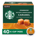 Starbucks K-Cup Coffee Pods—Caramel Flavored Coffee—100% Arabica—1 box (40 pods)