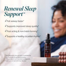 Isagenix Renewal Sleep Support™ - Fast-Acting Oral Melatonin Sleep Spray - Infused with Botanicals for Natural Sleep Cycle Realignment - Refreshing Cool Spearmint Flavor - No Artificial Ingredients