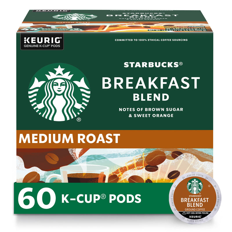 Starbucks K-Cup Coffee Pods—Caramel Flavored Coffee—100% Arabica—1 box (40 pods)