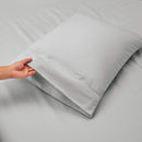 Hearth & Harbor Extra Deep Pocket Sheets - Fits Mattress 18-24 Inches Deep - Extra Deep Pocket Full Size Sets - 6 Piece Full Size - Full - Ice Blue