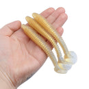 RUNCL Swimbaits Paddle 10/20/30/40PCS, 5/4/3/2 Inchs Paddle Tail, Soft Lure for Trout Crappie Bass, Durable Plastic Bait Swimmer for Saltwater/Freshwater, Fishing Lover's Gift