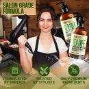 Argan Oil Shampoo and Conditioner Set - Sulfate Free Moroccan Care with Keratin - For Curly, Straight, Dry and Damaged Hair - Moisturizing, Hydrating, Anti Frizz Salon Technology