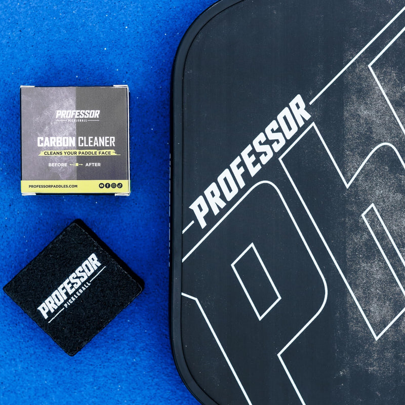 Professor Pickleball Carbon Cleaner, Premium Pickleball Paddle Eraser for Raw Carbon Fiber Paddles, Effortless Residue Removal, Quick & Effective, Eliminates Ball Residue, Dirt, Scratches