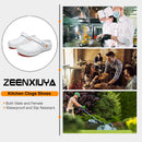 Unisex Chef Shoes Zapatos de cocina para Hombre Slip Resistant Non Slip Work Shoes Nursing Closed Toe Clogs Waterproof Men Kitchen Black/Size12