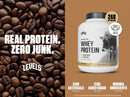 Levels Grass Fed Whey Protein Powder, No Artificials, 24G of Protein, Double Chocolate, 5LB