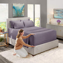 Hearth & Harbor Extra Deep Pocket Sheets - Fits Mattress 18-24 Inches Deep - Extra Deep Pocket Full Size Sets - 6 Piece Full Size - Full - Ice Blue