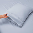 Hearth & Harbor Extra Deep Pocket Sheets - Fits Mattress 18-24 Inches Deep - Extra Deep Pocket Full Size Sets - 6 Piece Full Size - Full - Ice Blue