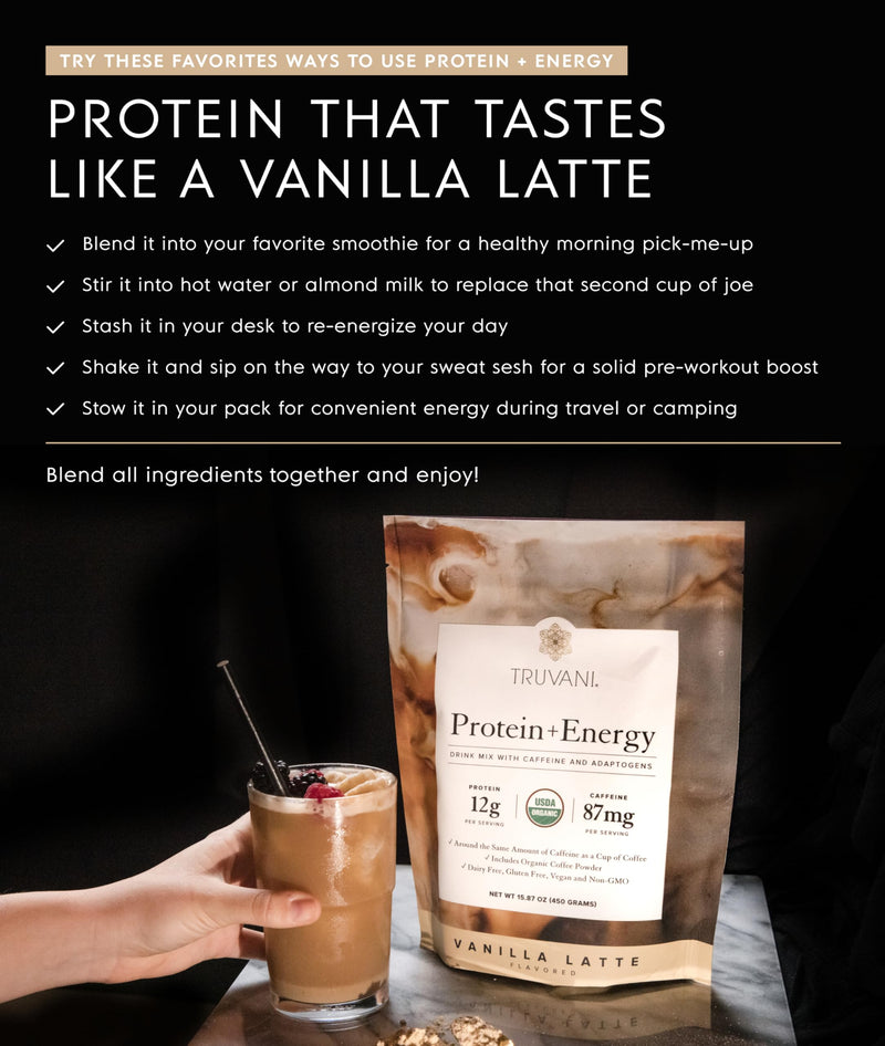 Truvani Vegan Pea Protein Powder | Vanilla | 20g Organic Plant Based Protein | 18 Servings | Keto | Gluten & Dairy Free | Low Carb | No Added Sugar