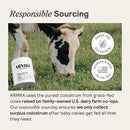ARMRA Colostrum™ Premium Powder, Grass Fed, Gut Health Bloating Immunity Skin & Hair, Contains 400+ Bioactive Nutrients, Potent Bioavailable, Keto, Gluten & Fat Free (Unflavored | 30 Servings)