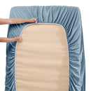 Hearth & Harbor Extra Deep Pocket Sheets - Fits Mattress 18-24 Inches Deep - Extra Deep Pocket Full Size Sets - 6 Piece Full Size - Full - Ice Blue