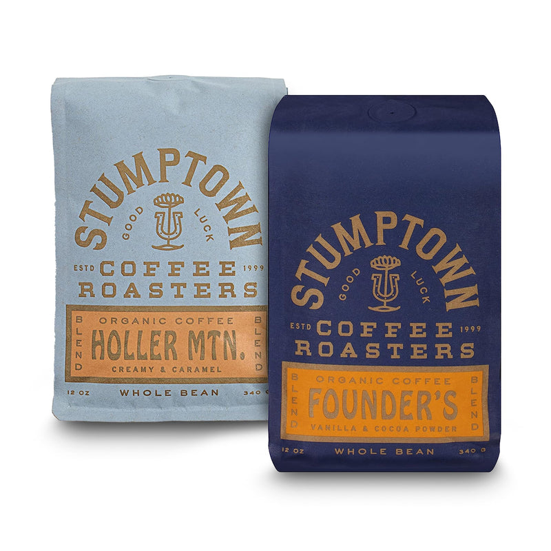 Stumptown Coffee Roasters, Medium Roast Organic Whole Bean Coffee - Holler Mountain 12 Ounce Bag with Flavor Notes of Citrus Zest, Caramel and Hazelnut