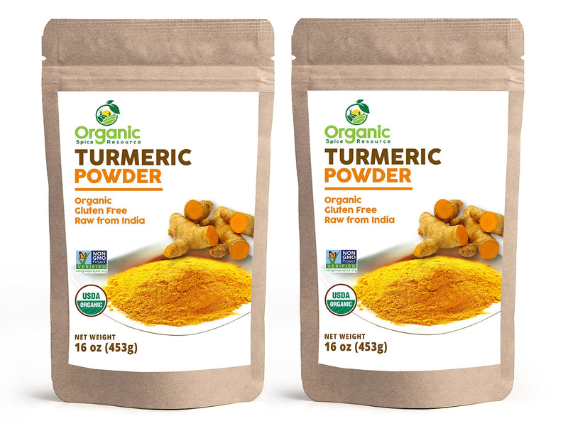 Organic Spice Resource Turmeric Root Powder, 8 oz (226 g)