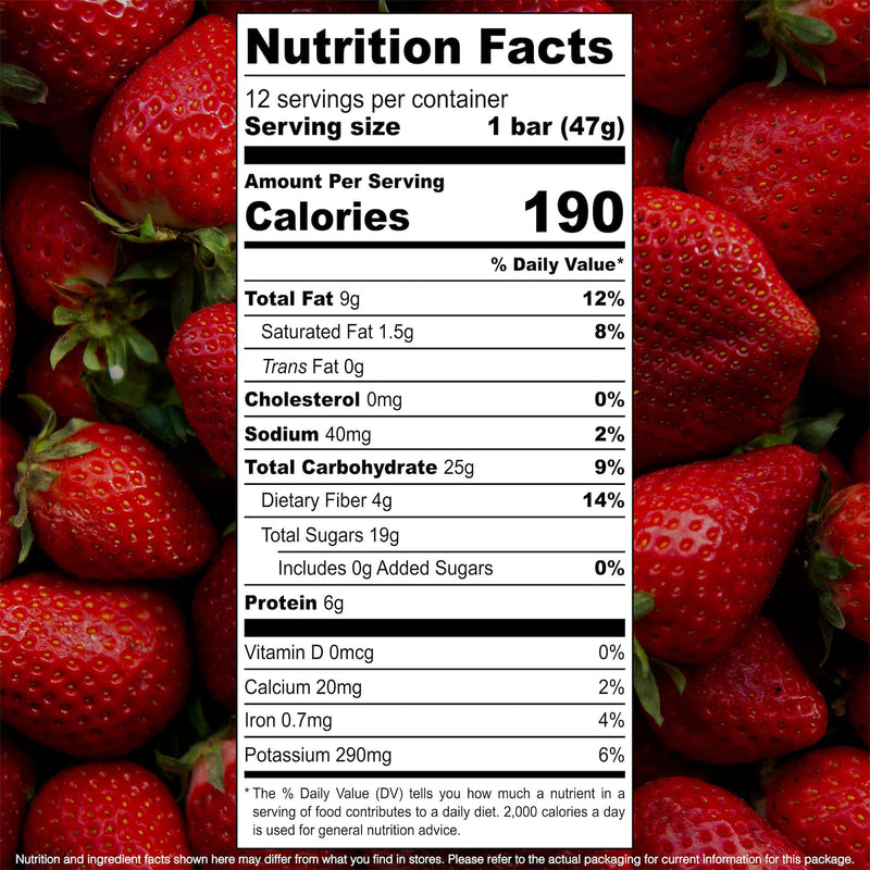 JONESBAR (Variety Pack, 12 Count (Pack of 1)), USDA Organic Fruit & Nut Bar, Non-GMO, Kosher, Vegan, Gluten Free, Simple Snack Bar