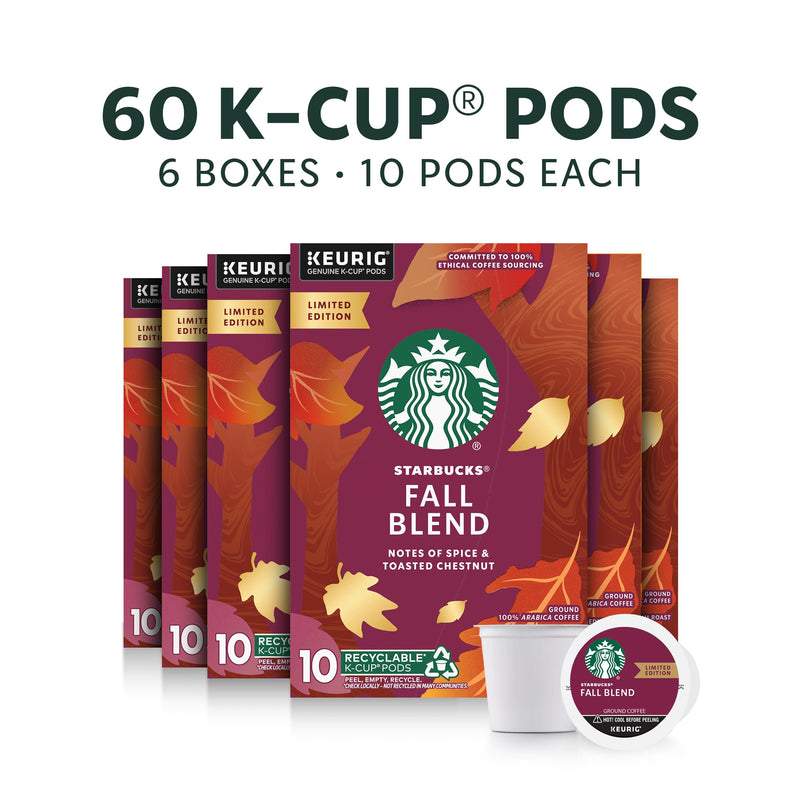 Starbucks K-Cup Coffee Pods—Caramel Flavored Coffee—100% Arabica—1 box (40 pods)