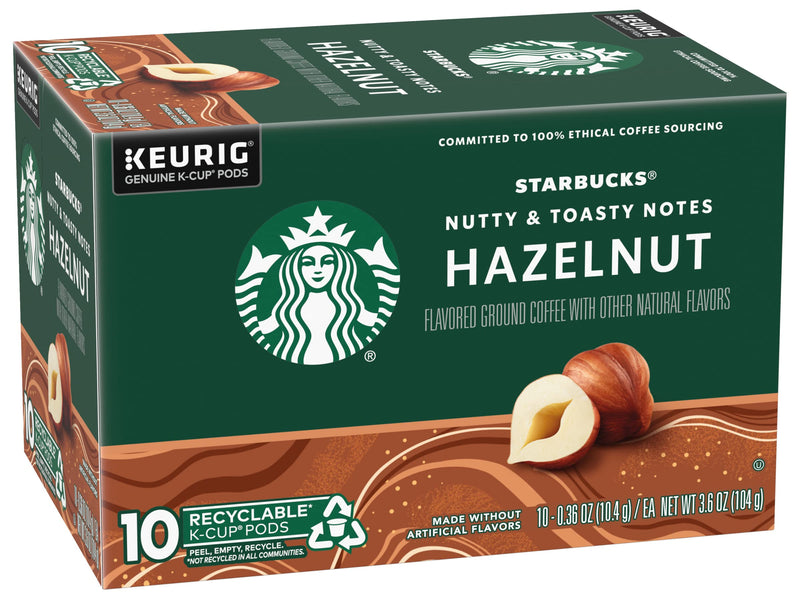 Starbucks K-Cup Coffee Pods—Caramel Flavored Coffee—100% Arabica—1 box (40 pods)