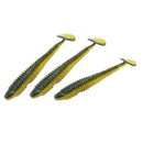 RUNCL Swimbaits Paddle 10/20/30/40PCS, 5/4/3/2 Inchs Paddle Tail, Soft Lure for Trout Crappie Bass, Durable Plastic Bait Swimmer for Saltwater/Freshwater, Fishing Lover's Gift