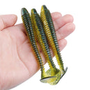 RUNCL Swimbaits Paddle 10/20/30/40PCS, 5/4/3/2 Inchs Paddle Tail, Soft Lure for Trout Crappie Bass, Durable Plastic Bait Swimmer for Saltwater/Freshwater, Fishing Lover's Gift