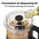 Proctor Silex Durable Electric Vegetable Chopper & Mini Food Processor for Chopping, Puree & Emulsify, 1.5 Cup, 1.5 cups, White