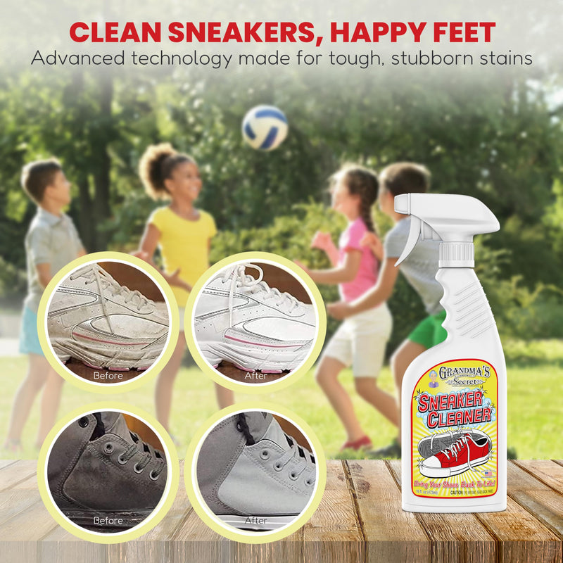 Grandma's Secret Spot Remover Laundry Spray - Chlorine, Bleach and Toxin-Free Stain Remover - Stain Remover for Clothes - Fabric Stain Remover Removes Oil, Paint, Blood and Pet Stains - 16 Oz, 3 Pack