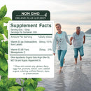 Vitamin D3 with K2 Liquid Drops, All Natural, Non-GMO, 1208iu D3 and 25mcg K2 (mk7) per Serving, Support Your Bones, Immune System and Energy Levels, with or Without Peppermint Oil