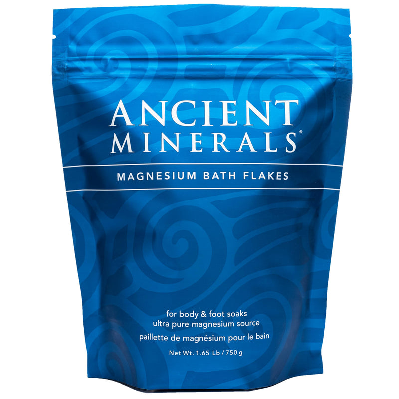 Ancient Minerals Magnesium Bath Flakes - Bathing Alternative to Epsom Salt - Soak in Natural Salts - High-Absorption Efficiency for Relaxation, Wellness & Muscle Relief - 8 lbs