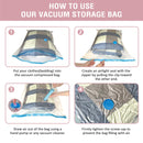 20 Pack Vacuum Storage Bags, Space Saver Bags (4 Jumbo/4 Large/4 Medium/4 Small/4 Roll) Compression for Comforters and Blankets, Sealer Clothes Storage, Hand Pump Included