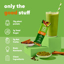 IQBAR Brain and Body Plant Protein Bars - Peanut Butter Chip - 12 Count, Low Carb, High Fiber, Gluten Free, Vegan Snacks - Low Sugar Keto Energy Bars