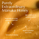 BeeNZ Raw Manuka Honey, Certified UMF 5+ (MGO 83+), Pure New Zealand Manuka Honey, Natural Sweetener, Superfood Honey for Wellness Support, No Sugar Added, Traceable from Hive to Jar, 17.6 oz/500g