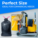 ToughBag 30 Gallon Trash Bags Drawstring (150 Count) Large Black Garbage Bags 30+ Gallon, Heavy Duty 30 Gallon Trash Bags for Kitchen, Commercial & Lawn