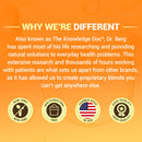 Dr. Berg D3 K2 Vitamin 5000 IU w/MCT Powder - Includes 50 mcg MK7 Vitamin K2, Purified Bile Salts, Zinc & Magnesium for Ultimate Absorption - K2 D3 Vitamin Supplement - 60 Capsules