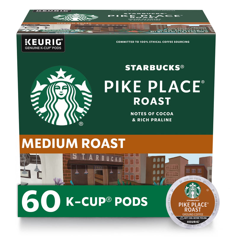 Starbucks K-Cup Coffee Pods—Caramel Flavored Coffee—100% Arabica—1 box (40 pods)