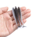 RUNCL Swimbaits Paddle 10/20/30/40PCS, 5/4/3/2 Inchs Paddle Tail, Soft Lure for Trout Crappie Bass, Durable Plastic Bait Swimmer for Saltwater/Freshwater, Fishing Lover's Gift