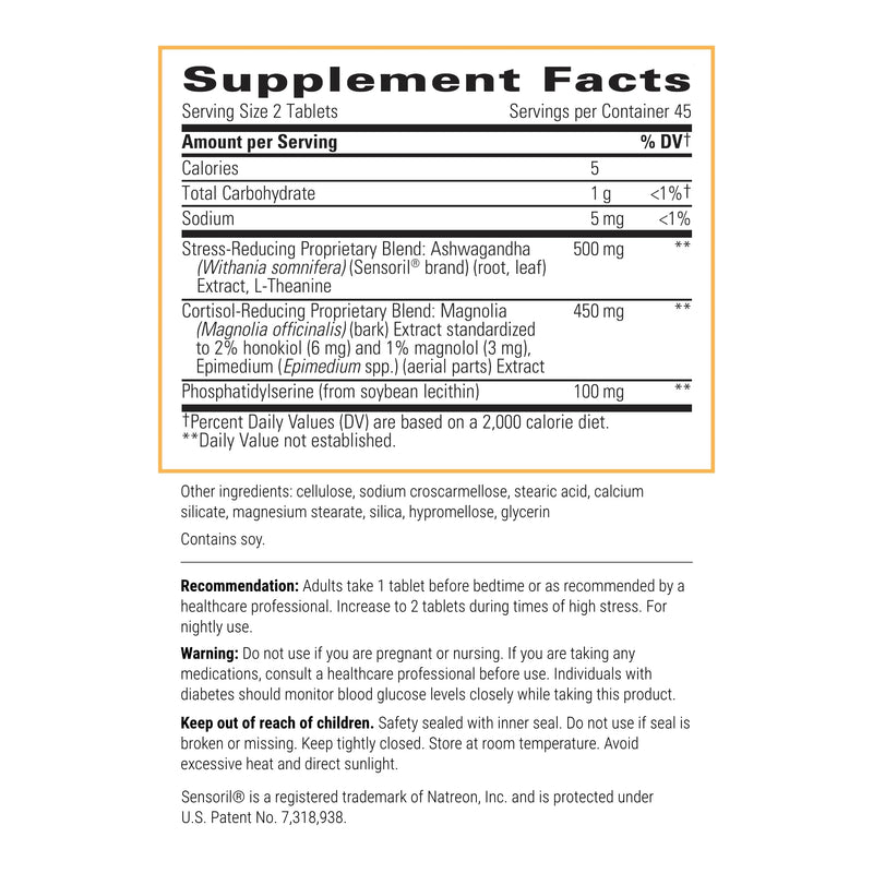 Integrative Therapeutics - Cortisol Manager - Supplement with Ashwagandha and L-Theanine - Supports Relaxation & Calm* - 30 Tablets