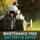 Marxon U1 320CCA Riding Lawn Mower Batteries, Garden Tractors Battery Maintenance Free AGM Battery, Compatible with Troy-Bilt, John Deere, Toro, Cub Cadet, Craftsman, Ariens Poulan Pro Massey Ferguson