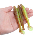 RUNCL Swimbaits Paddle 10/20/30/40PCS, 5/4/3/2 Inchs Paddle Tail, Soft Lure for Trout Crappie Bass, Durable Plastic Bait Swimmer for Saltwater/Freshwater, Fishing Lover's Gift