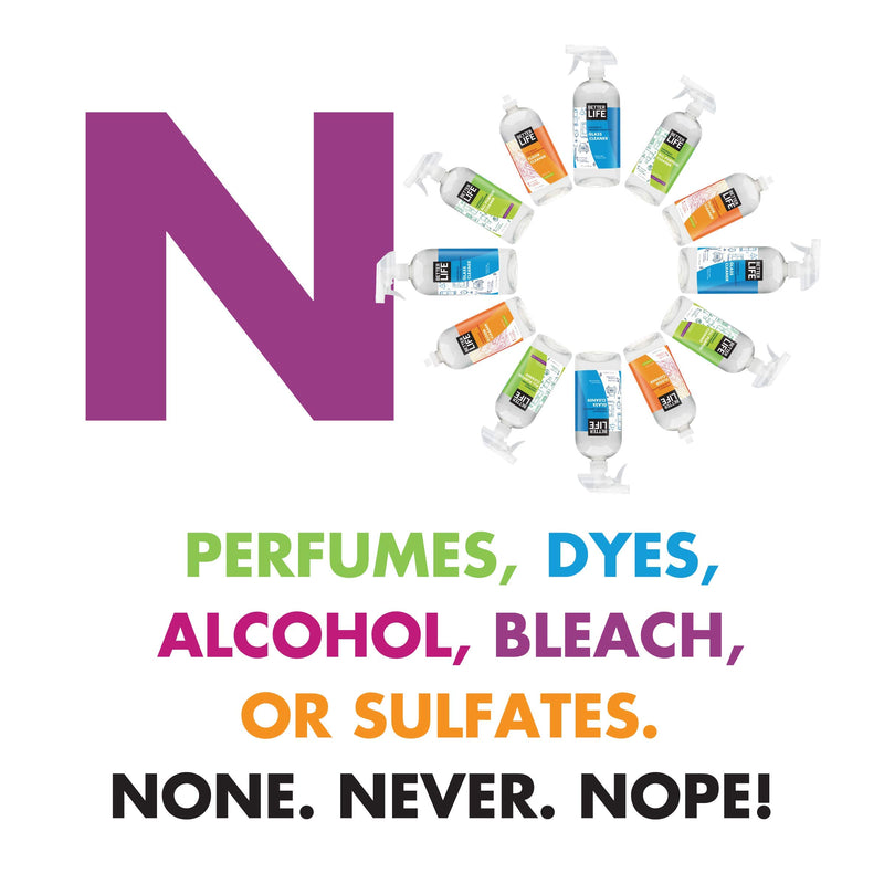 Better Life All Purpose Cleaner - Multipurpose Home and Kitchen Cleaning Spray for Glass, Countertops, Appliances, Upholstery & More - Multi-surface Spray Cleaner - 32oz Clary Sage & Citrus