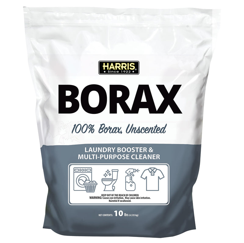 Harris Borax Powder Laundry Booster and Multipurpose Cleaner, 1.5lb (Unscented)