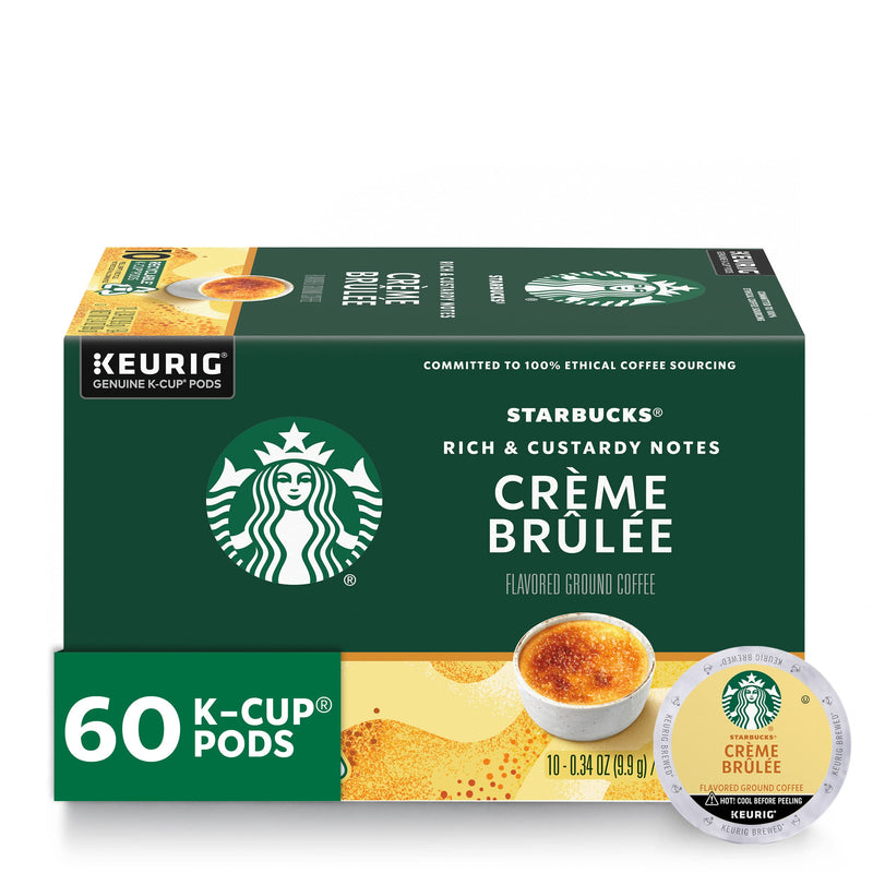 Starbucks K-Cup Coffee Pods—Caramel Flavored Coffee—100% Arabica—1 box (40 pods)