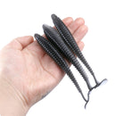 RUNCL Swimbaits Paddle 10/20/30/40PCS, 5/4/3/2 Inchs Paddle Tail, Soft Lure for Trout Crappie Bass, Durable Plastic Bait Swimmer for Saltwater/Freshwater, Fishing Lover's Gift