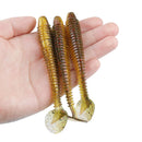 RUNCL Swimbaits Paddle 10/20/30/40PCS, 5/4/3/2 Inchs Paddle Tail, Soft Lure for Trout Crappie Bass, Durable Plastic Bait Swimmer for Saltwater/Freshwater, Fishing Lover's Gift