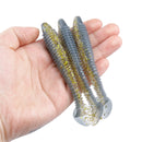 RUNCL Swimbaits Paddle 10/20/30/40PCS, 5/4/3/2 Inchs Paddle Tail, Soft Lure for Trout Crappie Bass, Durable Plastic Bait Swimmer for Saltwater/Freshwater, Fishing Lover's Gift