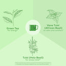 Organic India Tulsi Sleep Herbal Tea - Holy Basil, Stress Relieving & Relaxing, Immune Support, Balances Sleep Cycles, Vegan, USDA Certified Organic, Non-GMO, Caffeine-Free - 18 Infusion Bags, 6 Pack