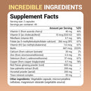 Dr. Berg All-in-One Vitamins for Hair, Skin, & Nails - Advanced Formula with Biotin, Saw Palmetto, DHT Blocker, & Trace Minerals - 90 Veg Capsules