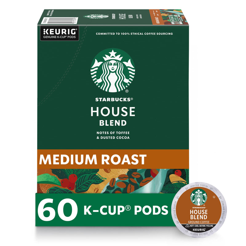 Starbucks K-Cup Coffee Pods—Caramel Flavored Coffee—100% Arabica—1 box (40 pods)