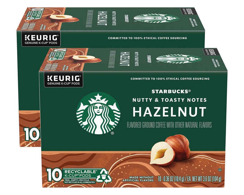 Starbucks K-Cup Coffee Pods—Caramel Flavored Coffee—100% Arabica—1 box (40 pods)