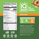 IQBAR Brain and Body Plant Protein Bars - Chocolate Lovers Variety - 12-Count Low Carb - Gluten Free, High Fiber, Vegan Snacks - Low Sugar Meal Replacement